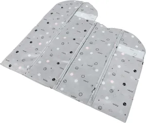VOSAREA 1 Set Oxford Fabric Suit Cover Storage Bag Garment Pouches Zipper Protective Coat Cover for Home