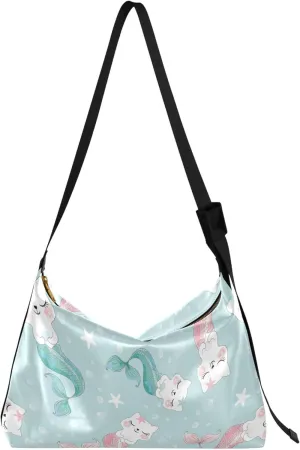 Watercolor Leopard Skin Brown Ladies Leather Purses Hobo Women's Large Purse Stylish Animal Print Designer Hobo Bags