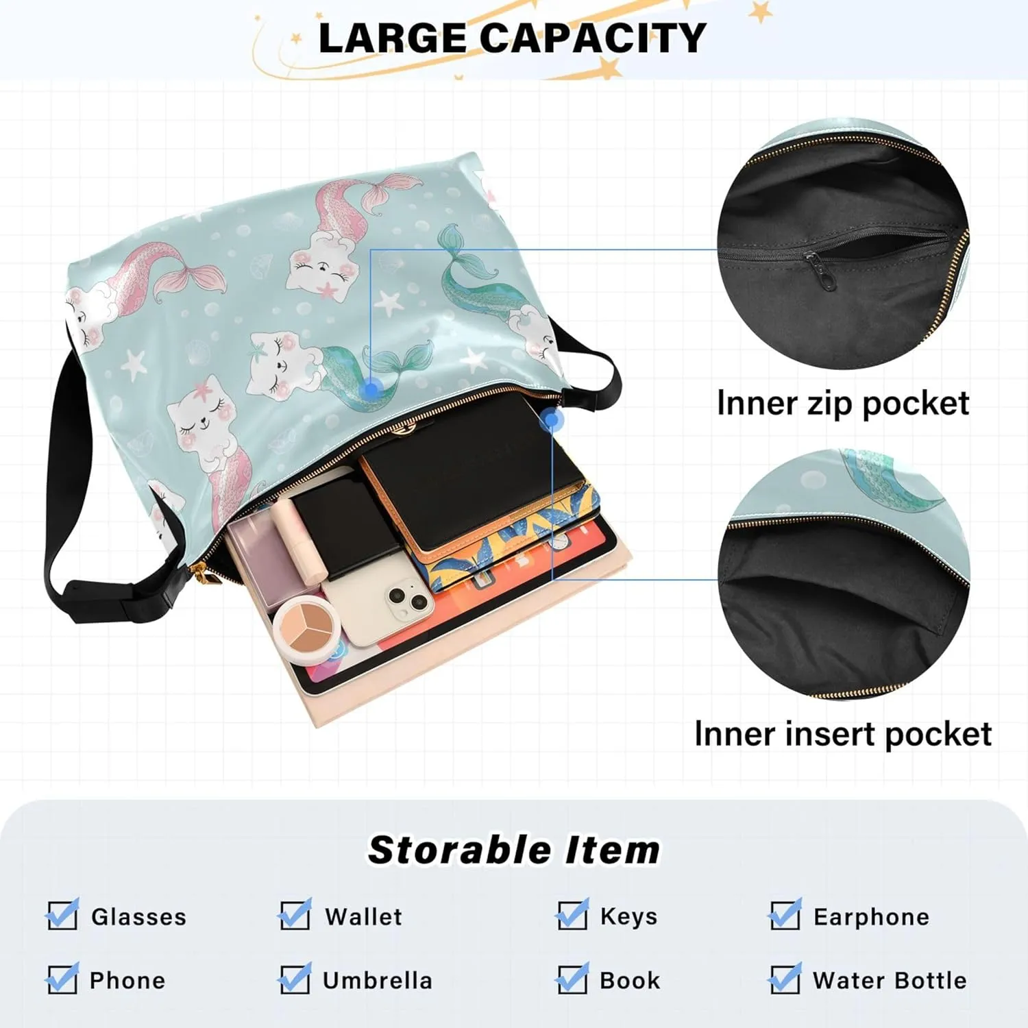 Watercolor Leopard Skin Brown Ladies Leather Purses Hobo Women's Large Purse Stylish Animal Print Designer Hobo Bags