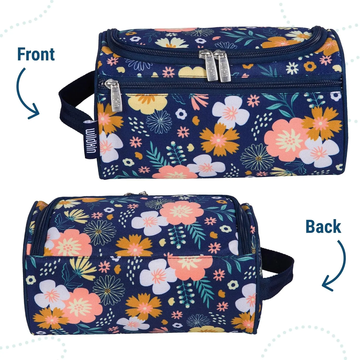 Wildkin Toiletry Bag for Boys and Girls, Ideal for School, Weekend, or Overnight Travel