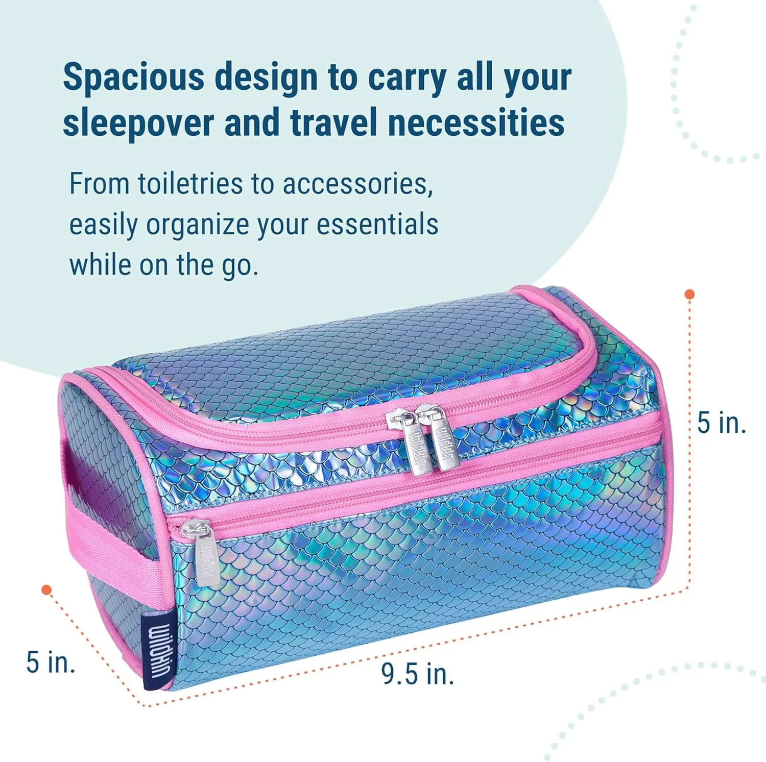 Wildkin Toiletry Bag for Boys and Girls, Ideal for School, Weekend, or Overnight Travel