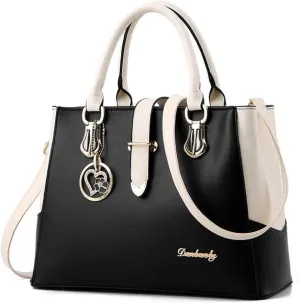 Women Handbags Crossbody Bags Ladies Tote PU Leather Hobo Satchel Work Shoulder with Heart Pendant