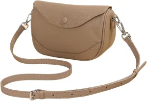 Women's Crossbody Bag Genuine Leather Shoulder Bags Small Satchel Purse Simple Handbag
