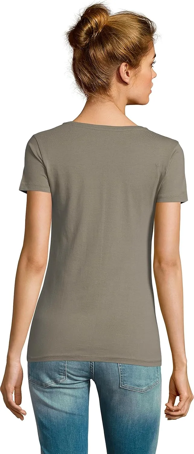 Women's Graphic T-Shirt Organic Bitcoin Heartbeat BTC HODL Crypto Eco-Friendly Ladies Limited Edition Short