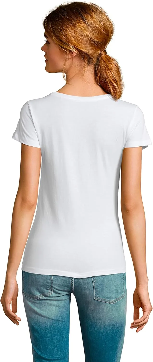 Women's Graphic T-Shirt Organic Bitcoin is The Future Crypto HODL BTC Eco-Friendly Ladies Limited Edition Short