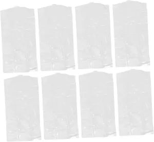 Zerodeko 30Pcs Transparent Garment Bags for Closet Storage Clothing Covers for Coats Suits Dresses and Uniforms Reusable for Home and Travel Use