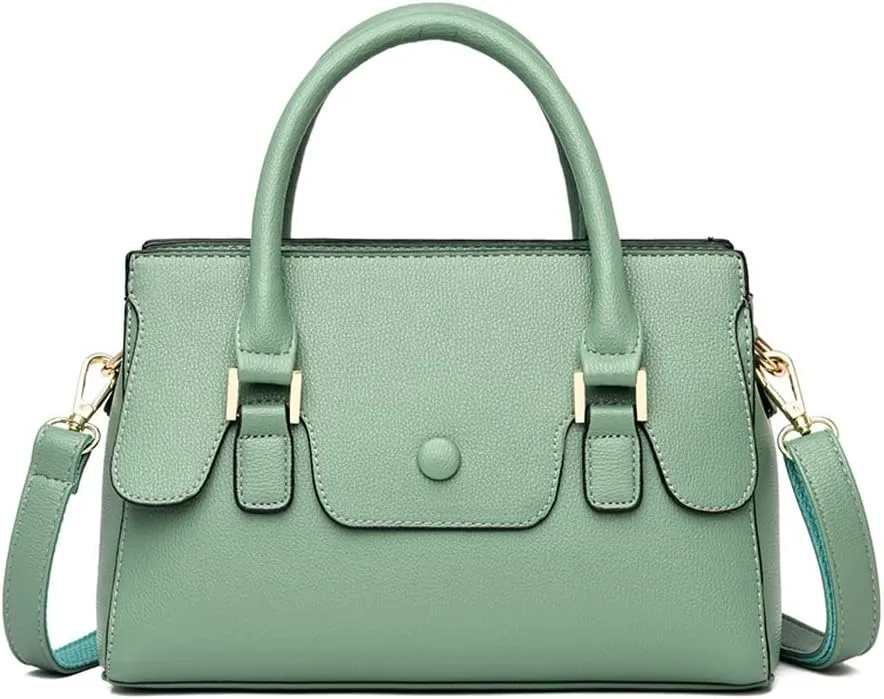 ZiMing Handbags for Women Top Handle Handbag Vegan Leather Satchel Medium Tote Bags Shoulder Bag Crossbody Bag Ladies Purses