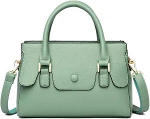 ZiMing Handbags for Women Top Handle Handbag Vegan Leather Satchel Medium Tote Bags Shoulder Bag Crossbody Bag Ladies Purses